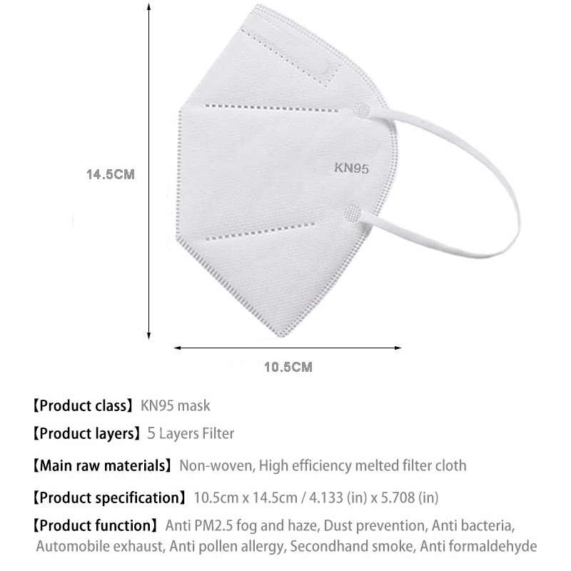 10-100PCS mascarillas FFP2 Fac - огляд і ціна Disposable Surgical Mask