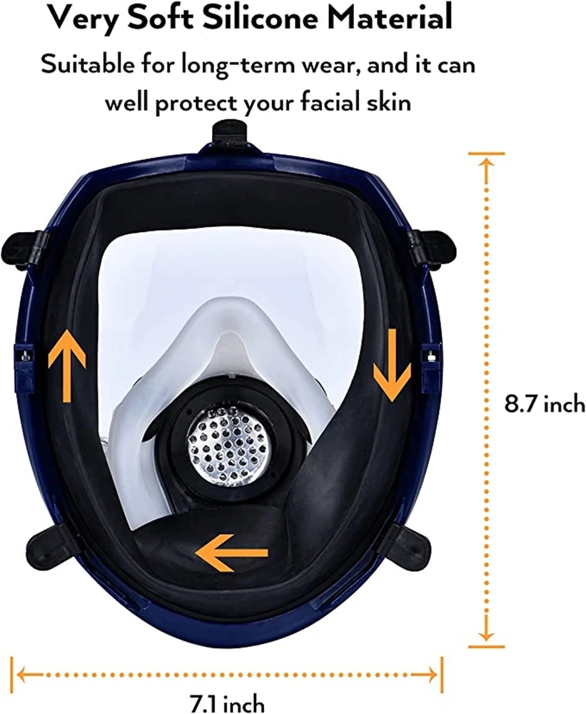 Chemical Gas Mask 6800 Dust Re - огляд і ціна Dust Mask Construction