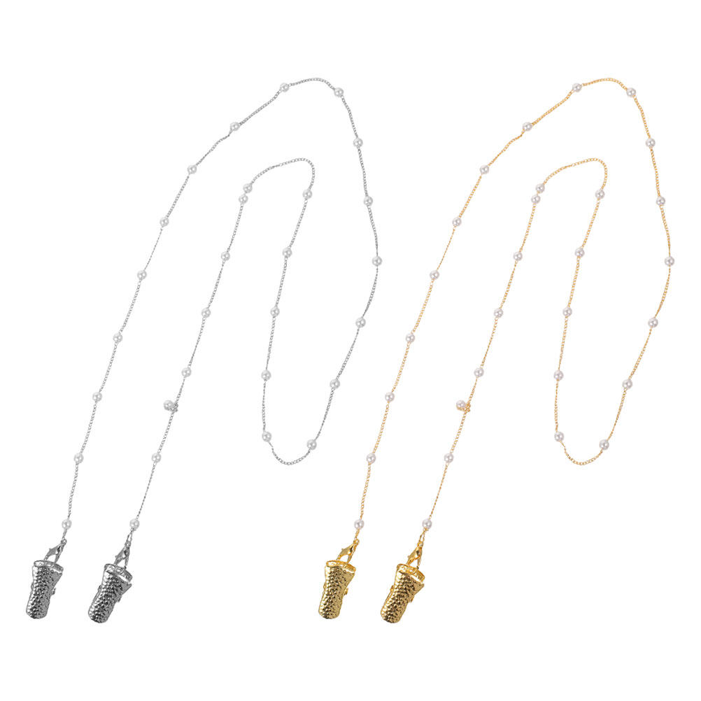 2Pcs Pearl Beaded Eyeglasses C - огляд і ціна Mask Chain Holder